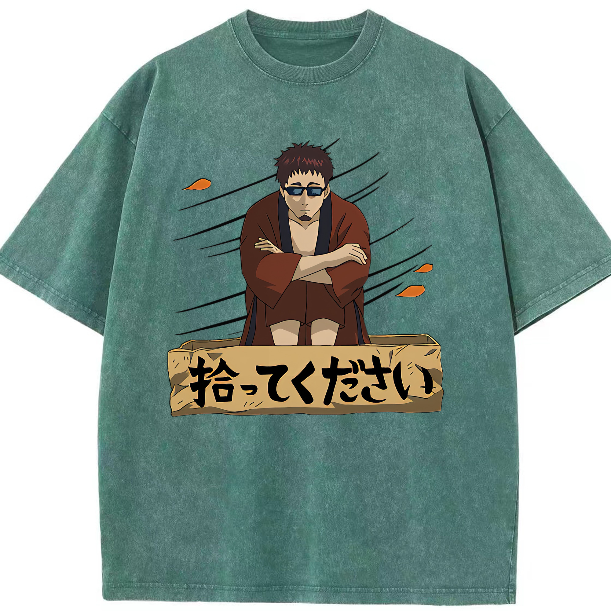 （画像用） ぎんたま 坂田銀時（さかたぎんとき） 神楽 志村新八（しむら しんぱち） GINTAMA Sakata Gintoki Kagura Shimura Shinpachi 綿100% ヴィンテージ風 半袖Tシャツ（フロントプリント）